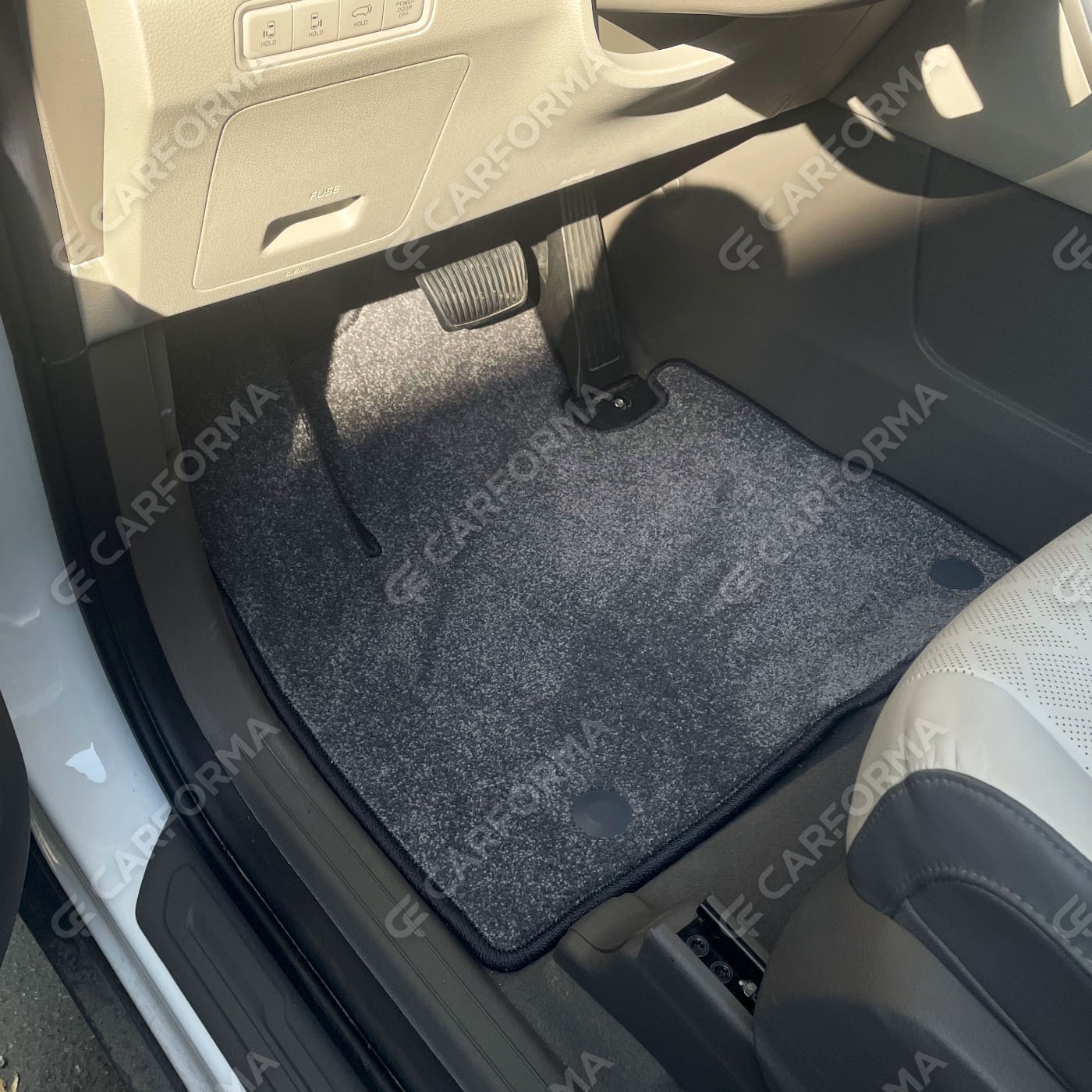 Ворсовые коврики на KIA Carnival IV 8 мест 2020&nbsp;-&nbsp;2026 в Якутске