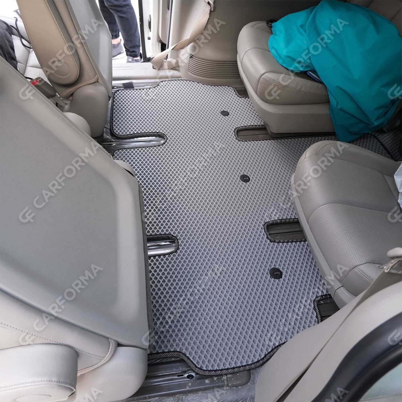 Ворсовые коврики на KIA Carnival III 9 мест и 11 мест 2014&nbsp;-&nbsp;2021 в Якутске