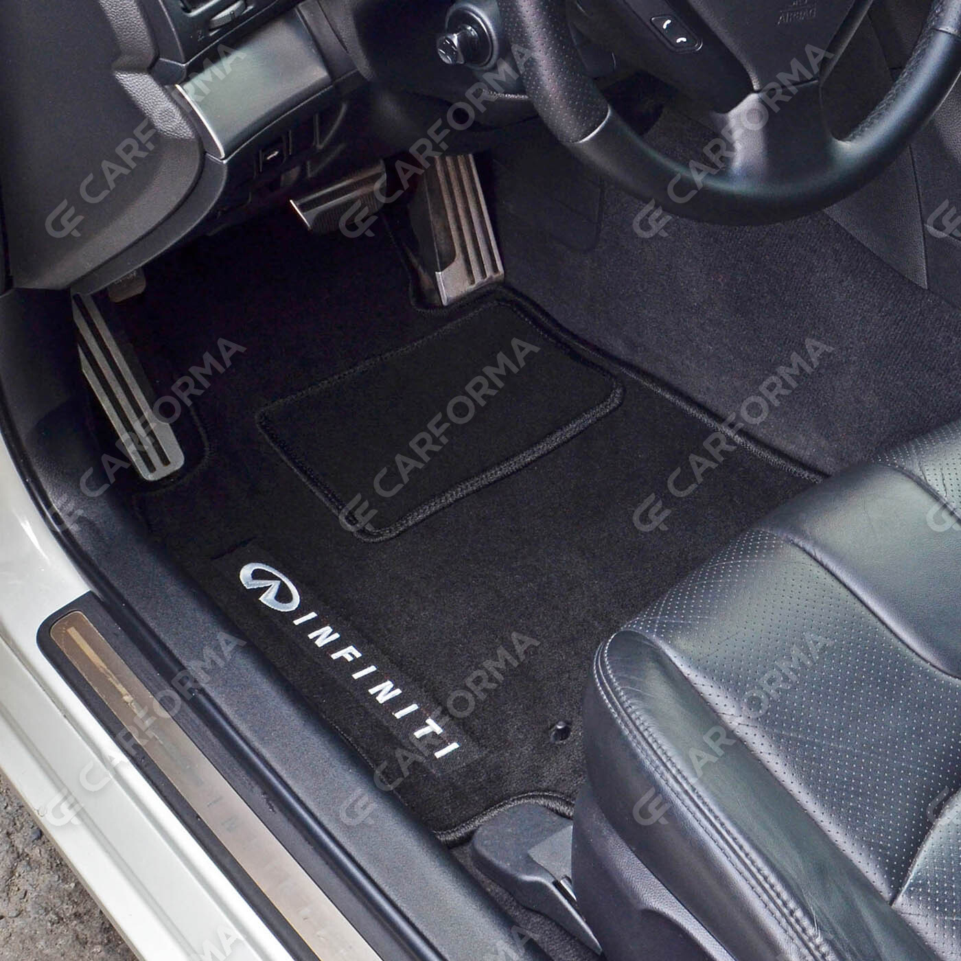 Ворсовые коврики на Infiniti G IV Седан 2006&nbsp;-&nbsp;2014 в Якутске