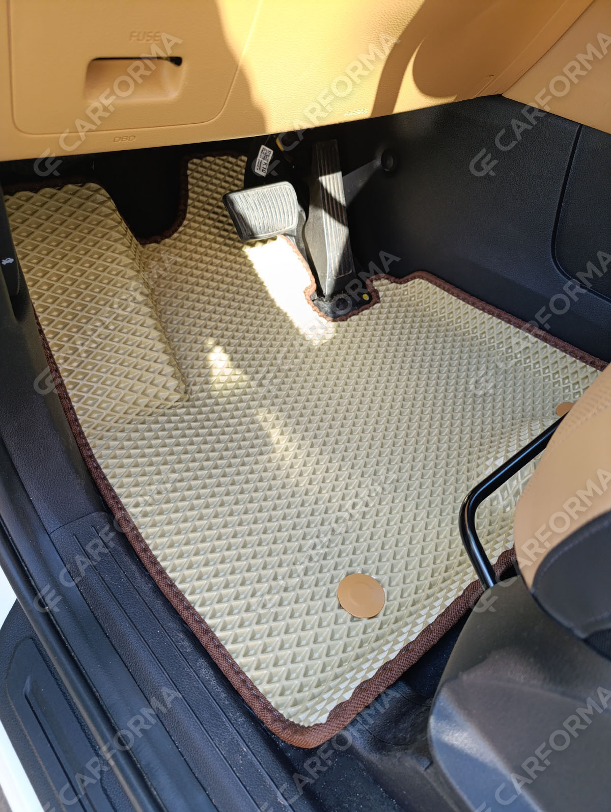 Ворсовые коврики на KIA Carnival IV 8 мест 2020&nbsp;-&nbsp;2026 в Якутске