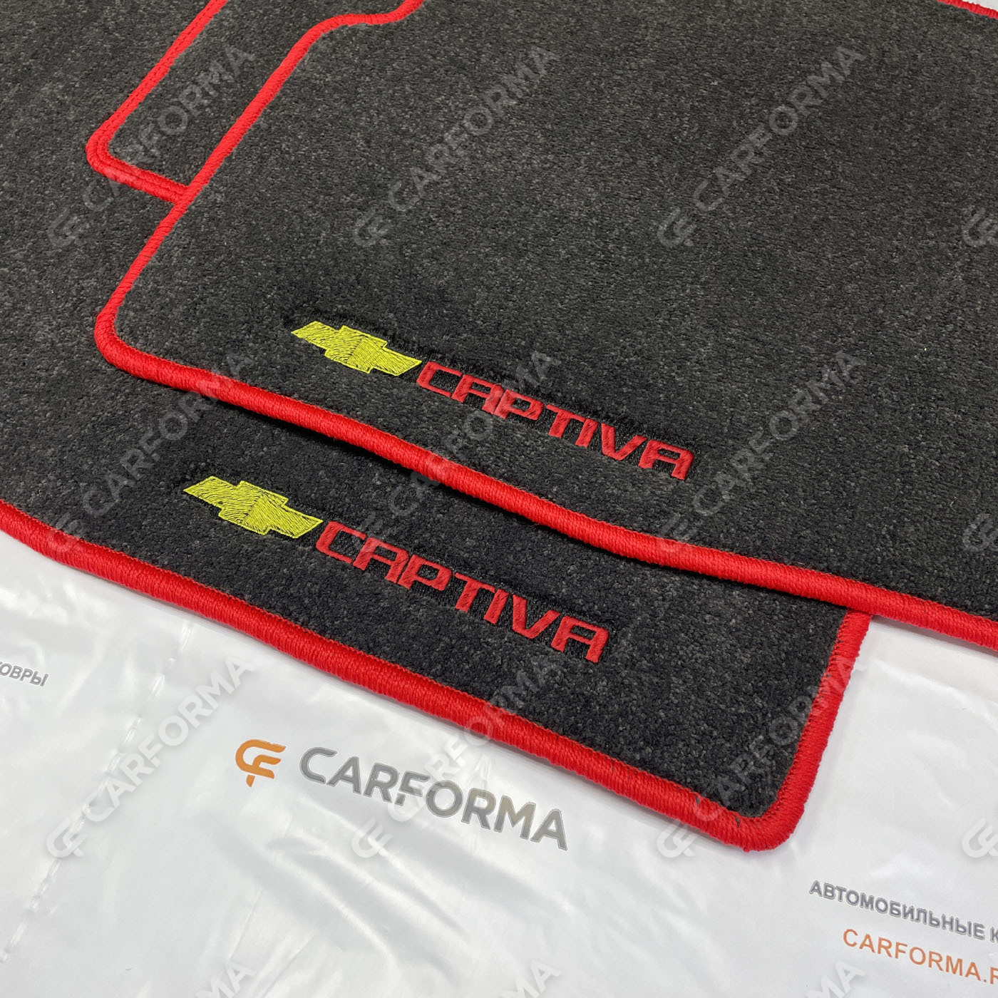 Ворсовые коврики на Chevrolet Captiva 2006&nbsp;-&nbsp;2016 в Якутске