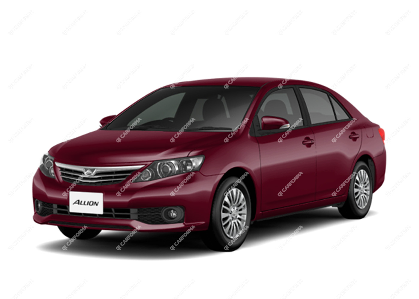 Ворсовые коврики на Toyota Allion II 2007 - 2021
