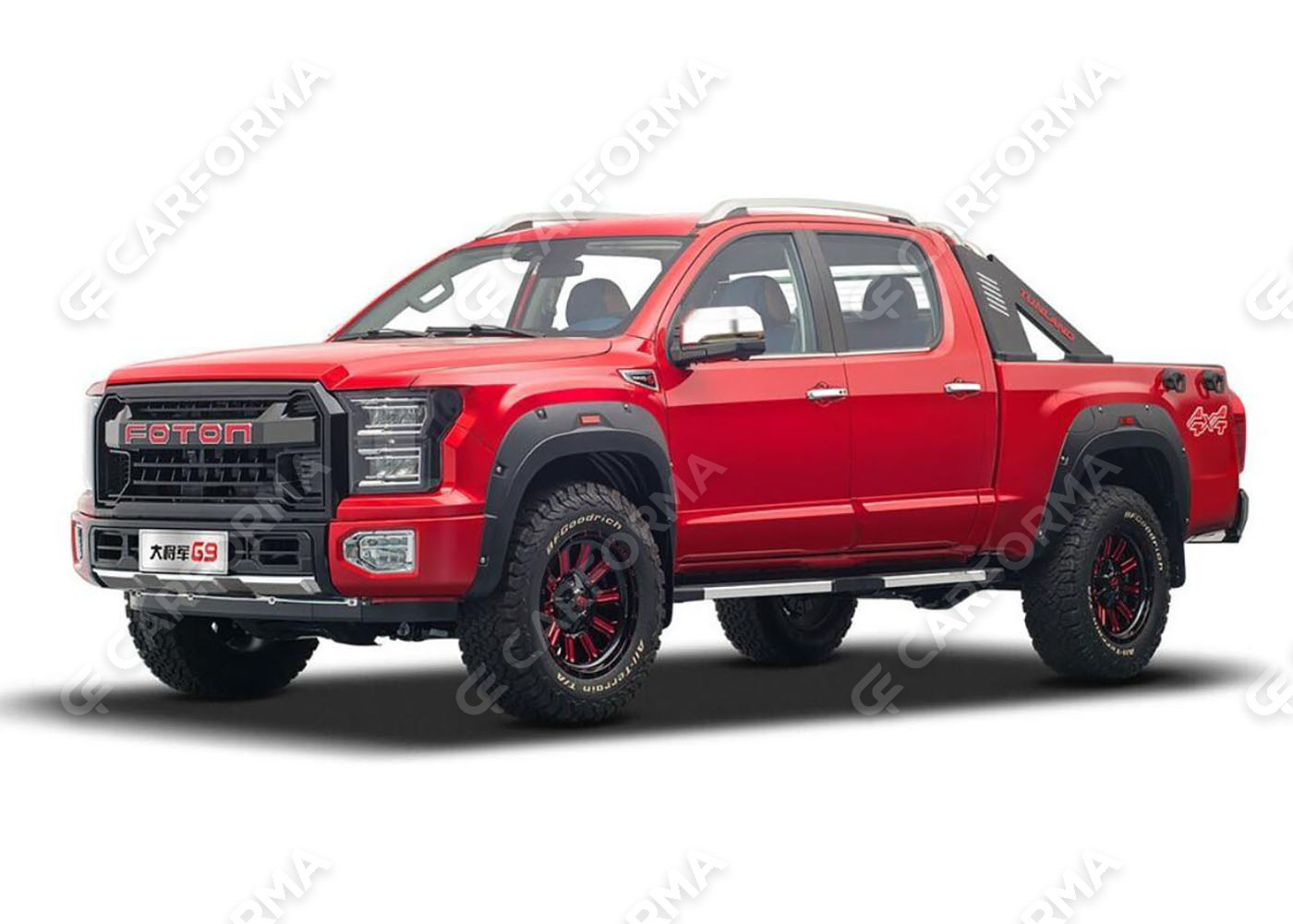 Ворсовые коврики на Foton Tunland G9 2021&nbsp;-&nbsp;2026 в Якутске