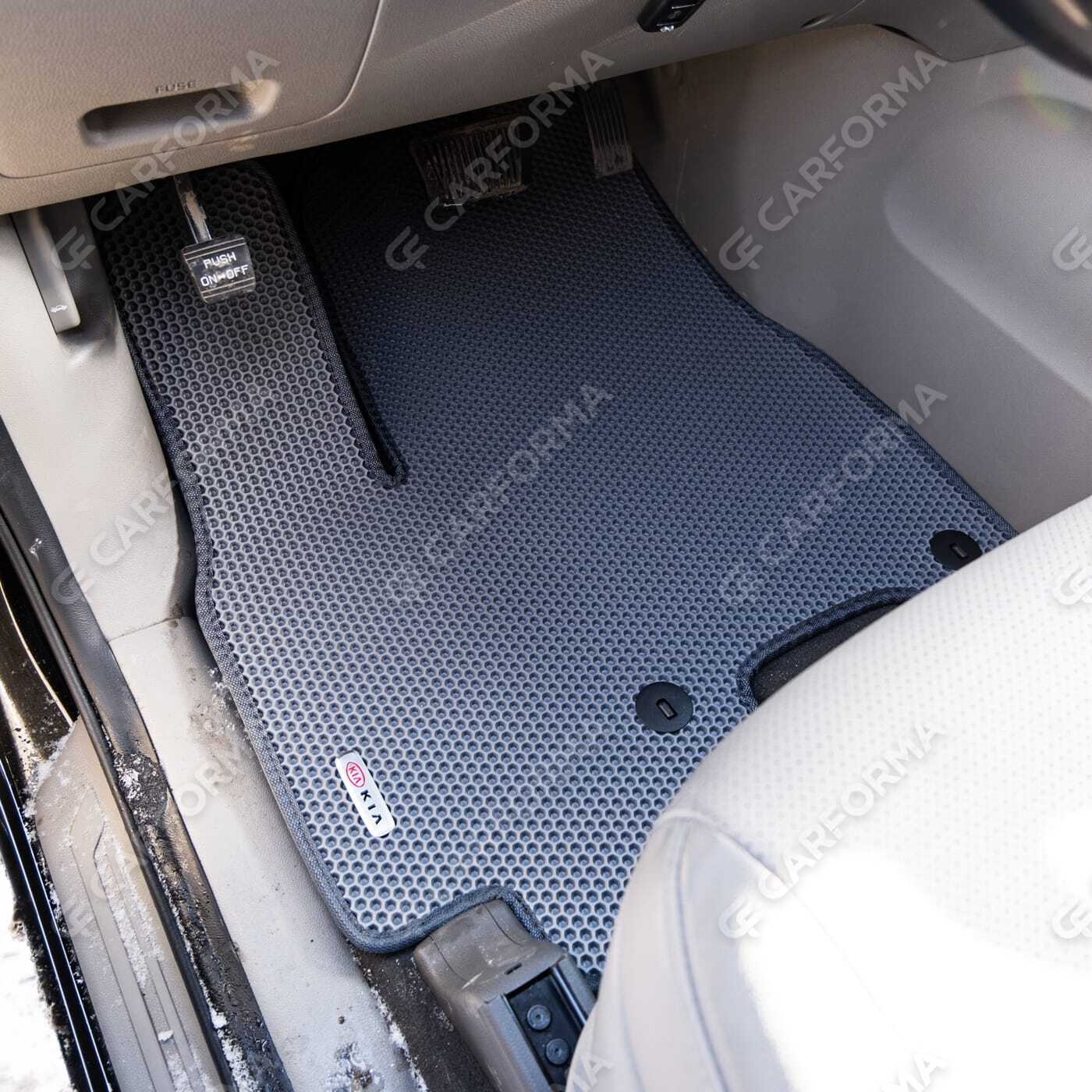 Ворсовые коврики на KIA Carnival III 7 мест 2014&nbsp;-&nbsp;2021 в Якутске