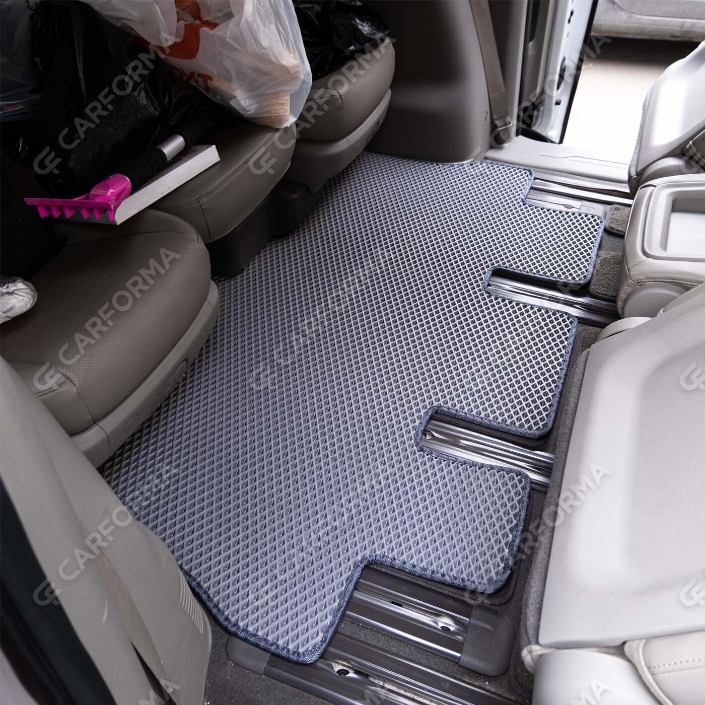 Ворсовые коврики на KIA Carnival III 9 мест и 11 мест 2014&nbsp;-&nbsp;2021 в Якутске