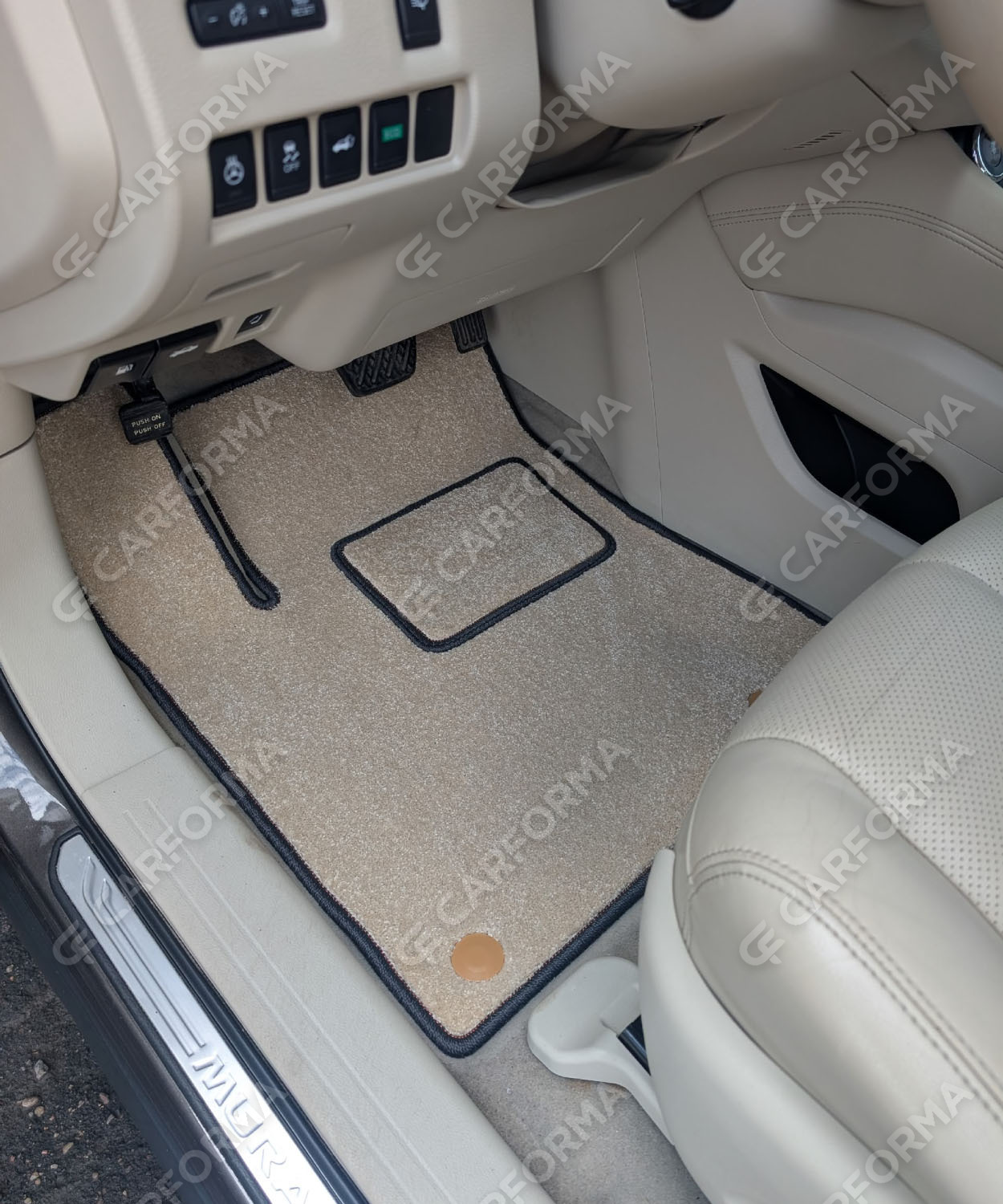 Ворсовые коврики на Nissan Murano (Z52) 2014&nbsp;-&nbsp;2022 в Якутске