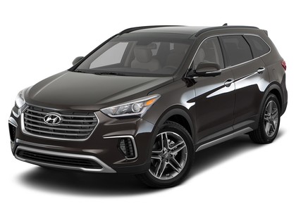 Ворсовые коврики на Hyundai Grand Santa Fe 2012 - 2018 в Якутске
