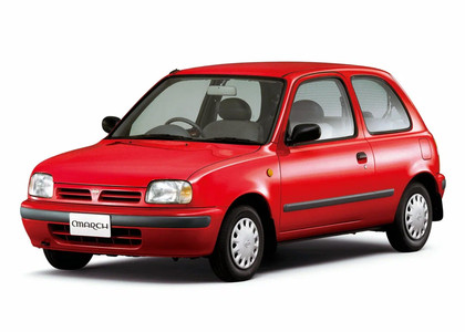 Ворсовые коврики на Nissan March (K11) 1992 - 2002 в Якутске