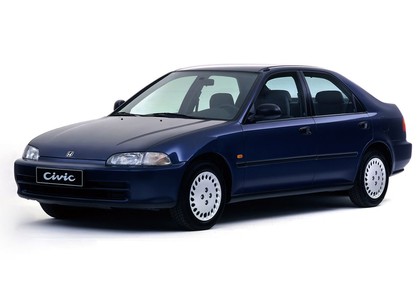 Ворсовые коврики на Honda Civic V 4d 1991 - 1996 в Якутске