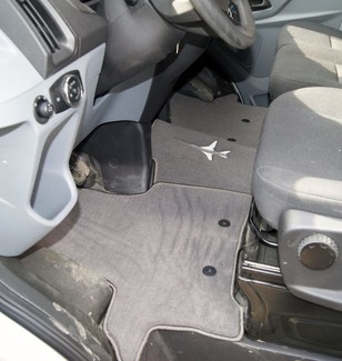 Ворсовые коврики на Ford Transit VII 2014 - 2025 в Якутске