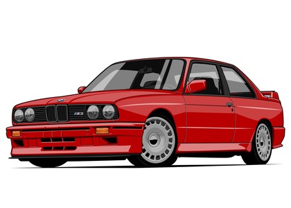Ворсовые коврики на BMW 3 (E30) 1982 - 1994 в Якутске
