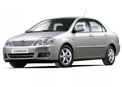 Ворсовые коврики на Toyota Corolla (E12) 2000 - 2007 в Якутске