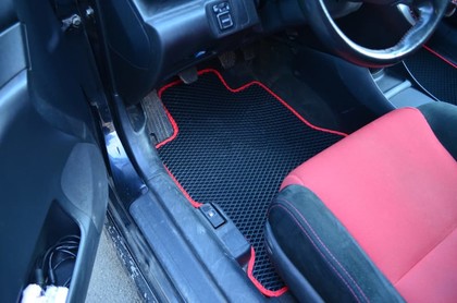 Ворсовые коврики на Honda Civic VII 3d 2001 - 2006 в Якутске