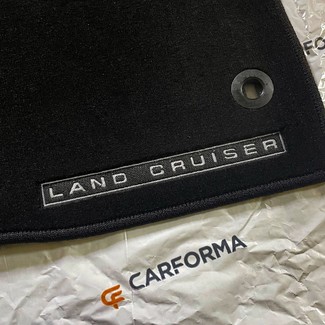 Ворсовые коврики на Toyota Land Cruiser 300 2021 - 2025 в Якутске