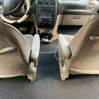 Ворсовые коврики на Dodge Caravan (RG) 2000 - 2007 в Якутске