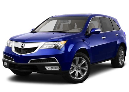 Ворсовые коврики на Acura MDX II 2006 - 2013 в Якутске