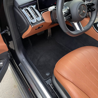 Ворсовые коврики на Mercedes S (W223, V223) 2020 - 2025 в Якутске