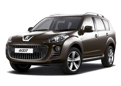 Ворсовые коврики на Peugeot 4007 2007 - 2012 в Якутске