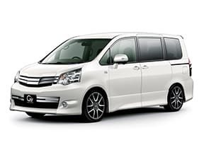 Ворсовые коврики на Toyota Noah (R70) 2007 - 2013 в Якутске