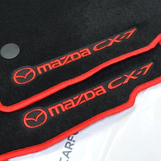 Ворсовые коврики на Mazda CX7 2006 - 2012 в Якутске