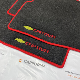 Ворсовые коврики на Chevrolet Captiva 2006&nbsp;-&nbsp;2016 в Якутске