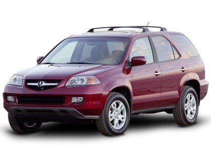 Ворсовые коврики на Acura MDX I 2000 - 2006 в Якутске