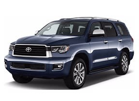 Ворсовые коврики на Toyota Sequoia II 2007 - 2022 в Якутске
