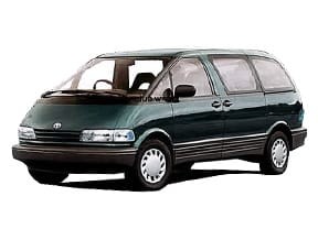 Ворсовые коврики на Toyota Previa (XR10, XR20) 1990 - 2000 в Якутске