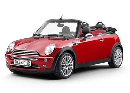 Ворсовые коврики на Mini Cooper Cabrio (R52) 2001 - 2008 в Якутске