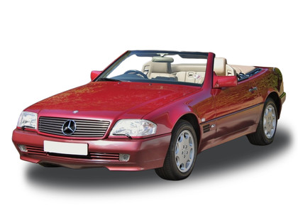 Ворсовые коврики на Mercedes SL (R129) 1989 - 2002 в Якутске