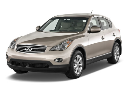 Ворсовые коврики на Infiniti EX 2007 - 2015 в Якутске