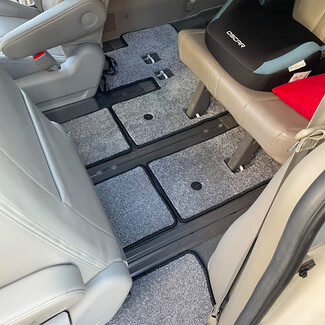 Ворсовые коврики на KIA Carnival III 7 мест 2014&nbsp;-&nbsp;2021 в Якутске