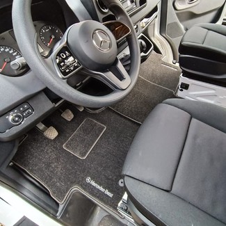 Ворсовые коврики на Mercedes Sprinter (W907/W910) 2018 - 2025 в Якутске