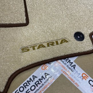 Коврики на Hyundai Staria 9 мест 2021 - 2025 в Якутске