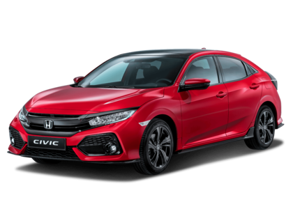Ворсовые коврики на Honda Civic X 5d 2017 - 2021 в Якутске