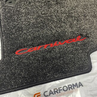 Ворсовые коврики на KIA Carnival III 7 мест 2014&nbsp;-&nbsp;2021 в Якутске