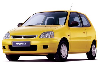 Ворсовые коврики на Honda Logo 1996 - 2001 в Якутске