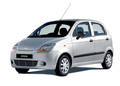 Ворсовые коврики на Chevrolet Spark II 2005 - 2010 в Якутске
