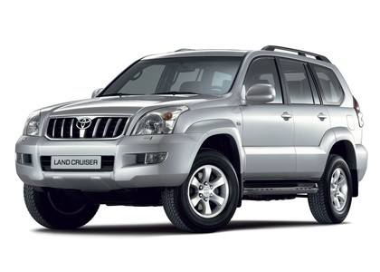 Ворсовые коврики на Toyota Land Cruiser Prado 120 2002 - 2009 в Якутске
