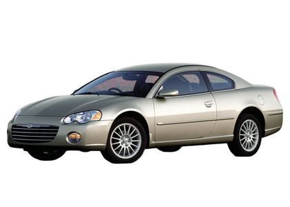 Ворсовые коврики на Chrysler Sebring II Coupe 2000 - 2006 в Якутске