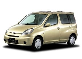 Ворсовые коврики на Toyota Yaris Verso 1999 - 2006 в Якутске
