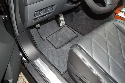 Ворсовые коврики на Infiniti QX70 2013 - 2019 в Якутске