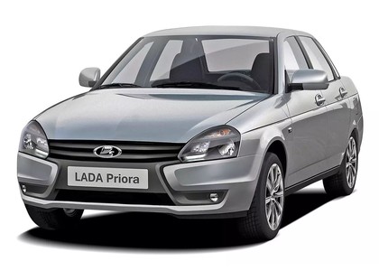 Ворсовые коврики на Lada (ВАЗ) Priora 2007 - 2018 в Якутске