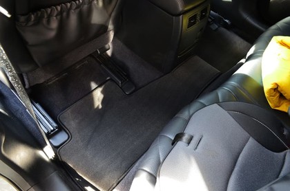 Ворсовые коврики на Infiniti QX70 2013 - 2019 в Якутске
